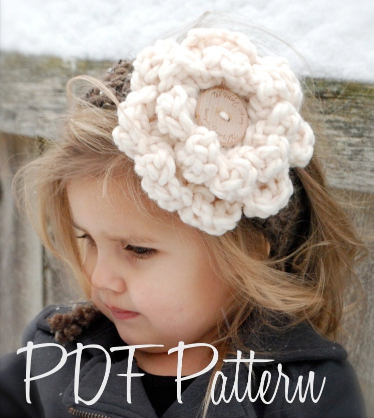 Crochet PATTERN-The Wildflower Warmer (One size fits all)