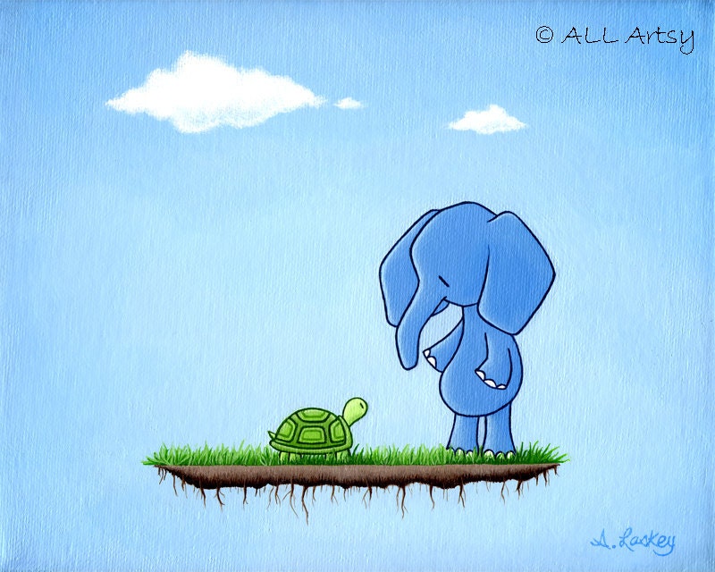 Elephant And Turtle