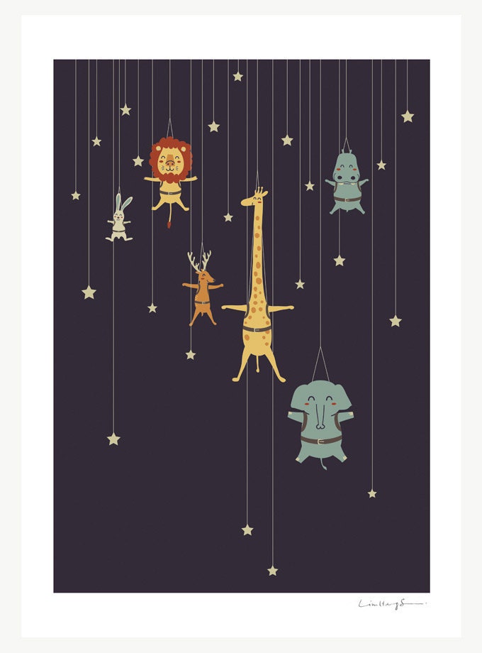 I'm like a star - art print