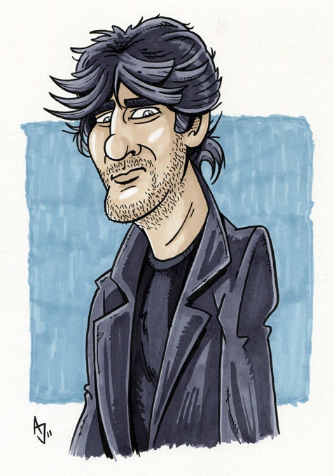 Neil Gaiman original sketch