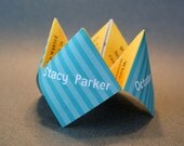 Birthday Invitation, Favor, Personalized, Party, Cootie Catcher, Kids, Over the Hill, Wedding, Graduation, Retirement, Decoration, DIY