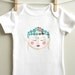 Baby girl clothes, sweet buddha. Short or long sleeve. Your choice of size.