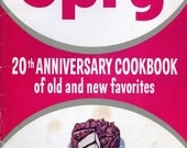 Vintage Advertising Cookbook 1950s SPRY 20th Anniversary Mid Century Baking Recipes Book