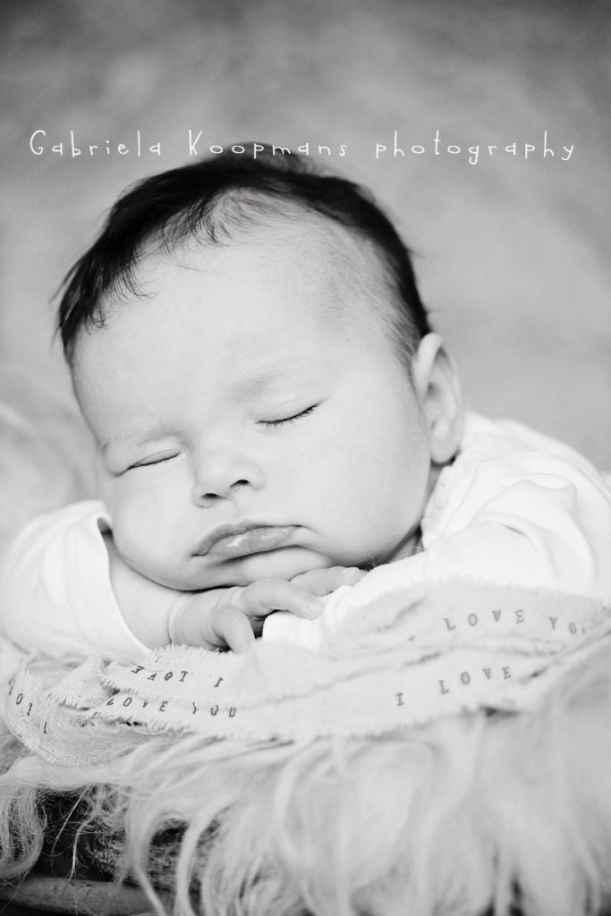 Mothers Day Gifts Baby Shower Favors Personalized Ribbon - 4 YARDS- I Love You ribbon baby girl baby boy baby shower gift  photo prop