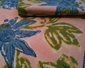 Water Lilies on Pink Sea, 24 x 24 Indian Cotton Pillow Case