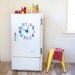 Magnetic fridge clock. '1-12 numbers' design - choose colours