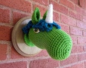 Tiberius the Unicorn -- Grass and Teal