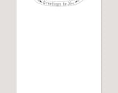 Greetings to You Printable PDF Stationery Set