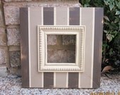 4x4 Distressed Picture Frame, Sandstone / Khaki / Mudslide