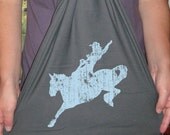 Mens Scarf or Womens Scarf - Cowboy Rodeo Rider Jersey Scarf - 2 Colors Available - Gift Friendly