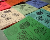 12 Happy Everything Mini Note Cards, gift enclosure, Thankyou note, scrapbook journalling