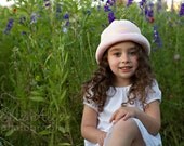 Pink Crochet Sun Hat for Baby, Extra Small Size (Item 492)