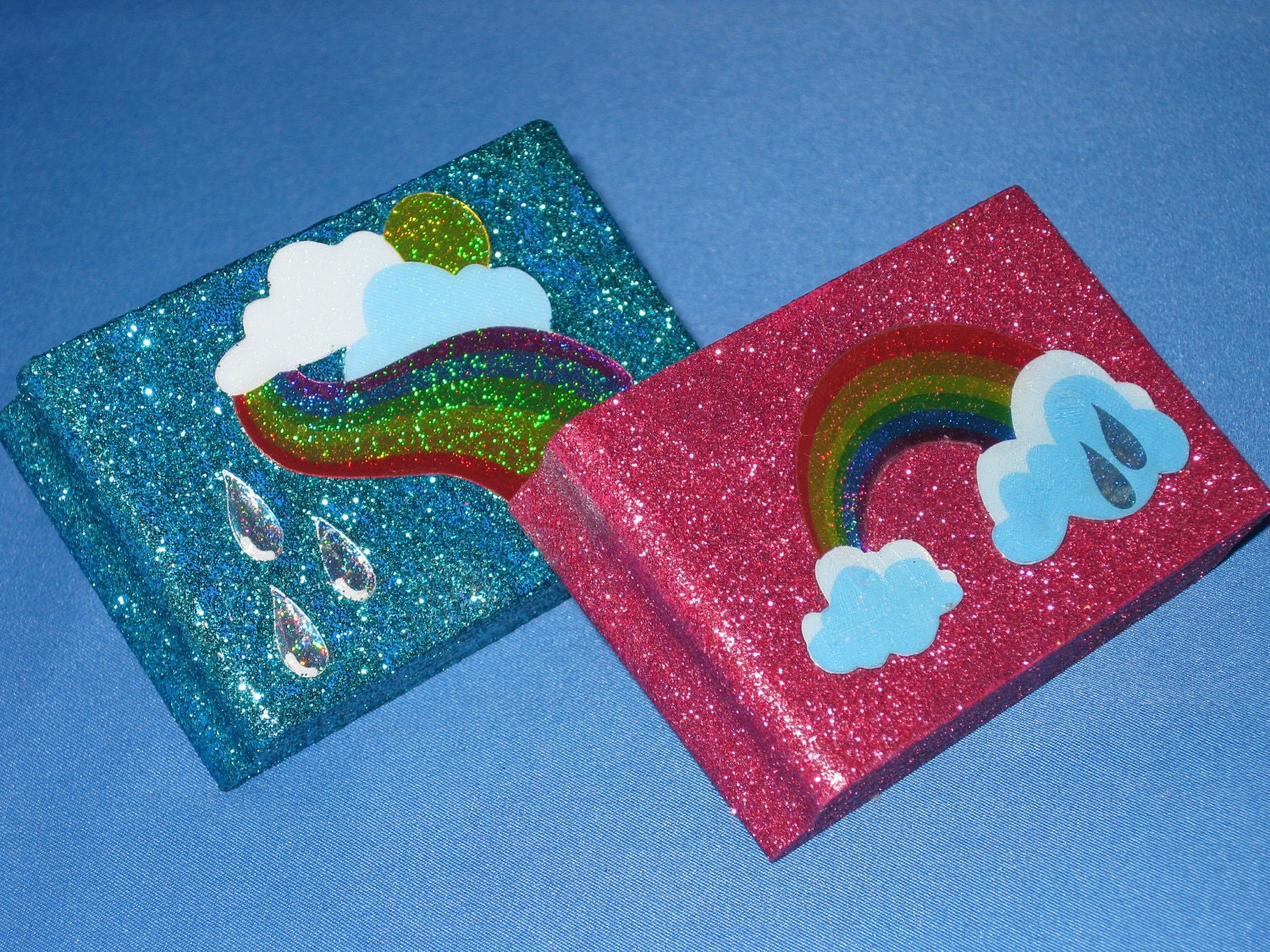 Rainbow Personalized Childs Stamp Kids Name Stamp Cute Rainbow Girls Gift Idea Girly Sparkly Gift