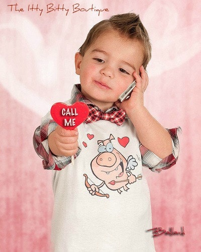 Cupid - Valentines Day Baby Onesie - Toddler Tee also available