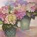Hydrangeas Watercolor Painting