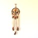 Native American DreamCatcher / Vintage Wool Leather and Feather Wall Hanging