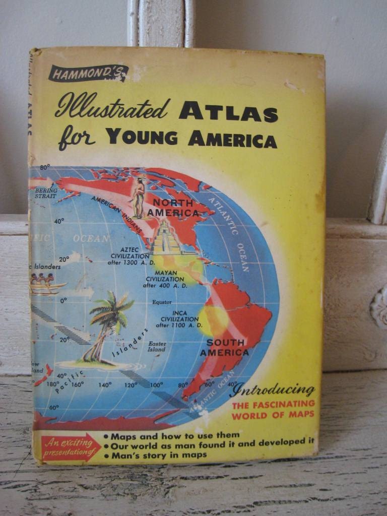 Vintage Children's Atlas - 1960