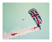 Union Jack Parachute Photographic Print - 10x8
