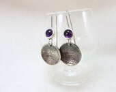 Silver Amethyst Earrings