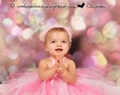 Princess Tulle Tutu Dress Costume with Tiara for Parties, Pageants, Professional Portraits up to 3T