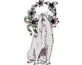 8x10 giclée print - Rat King