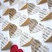 First Anniversary Gift, Personalized 3D Hearts - made with song lyrics, love letter, or vows (Unique wedding present)