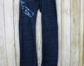 laid back Whale Pants, Yoga Pants, Pajamas, Wide Leg Pants, S,M,L,XL