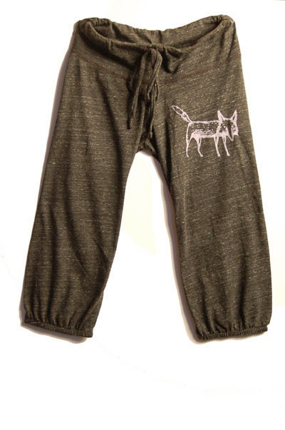 clever me Fox Pants, Cropped Pants, Cute Pants, S,M,L,XL