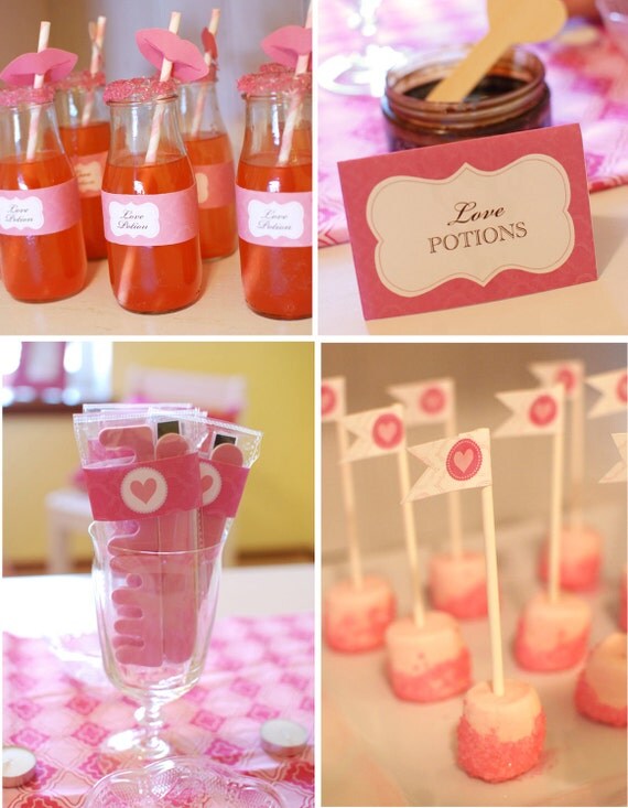 Valentine's Spa Printable Party Collection by Itsy Belle Il_570xn