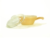 CLEARANCE SALE - Pearlescent Peach Soup Dish