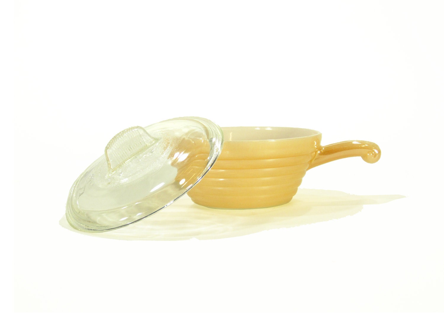 CLEARANCE SALE - Pearlescent Peach Soup Dish