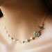 Personalized Mother's Day Gift - Birthstone Bird Nest, Pearl Choker Necklace - 14k Gold Fill Gemstone Nest of One Egg - Custom Birth Stone