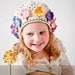 Crochet Pattern for Flower Garden Hat - 5 sizes, baby to adult - Welcome to sell finished items