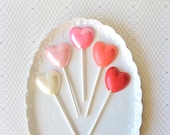 5 Mini Heart Chocolate Lollipops - Love Ombre Il_170x135