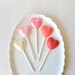 5 Mini Heart Chocolate Lollipops - Love Ombre