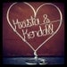 Custom Wire Heart Names Wedding Cake Topper