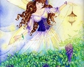Fairy Art 8x10 MATTED Print "All I Give" Fantasy Art
