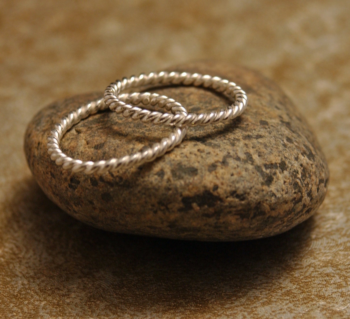 Twisted Wire Large Stacking Ring, Twisted Silver Ring, Large Gage Twisted Ring, Silver Jewelry, Twisted Stacker, Silver Band