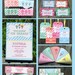 Ice Cream Party Invitation & Printable Birthday Collection, EDITABLE text PDF file - you personalize at home with Adobe Reader