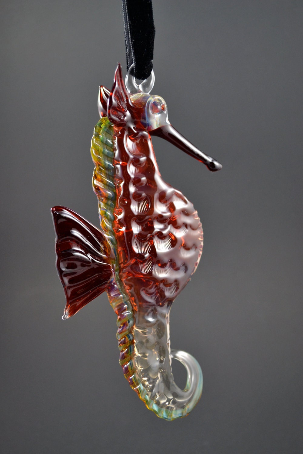 Hanging Glass Seahorse