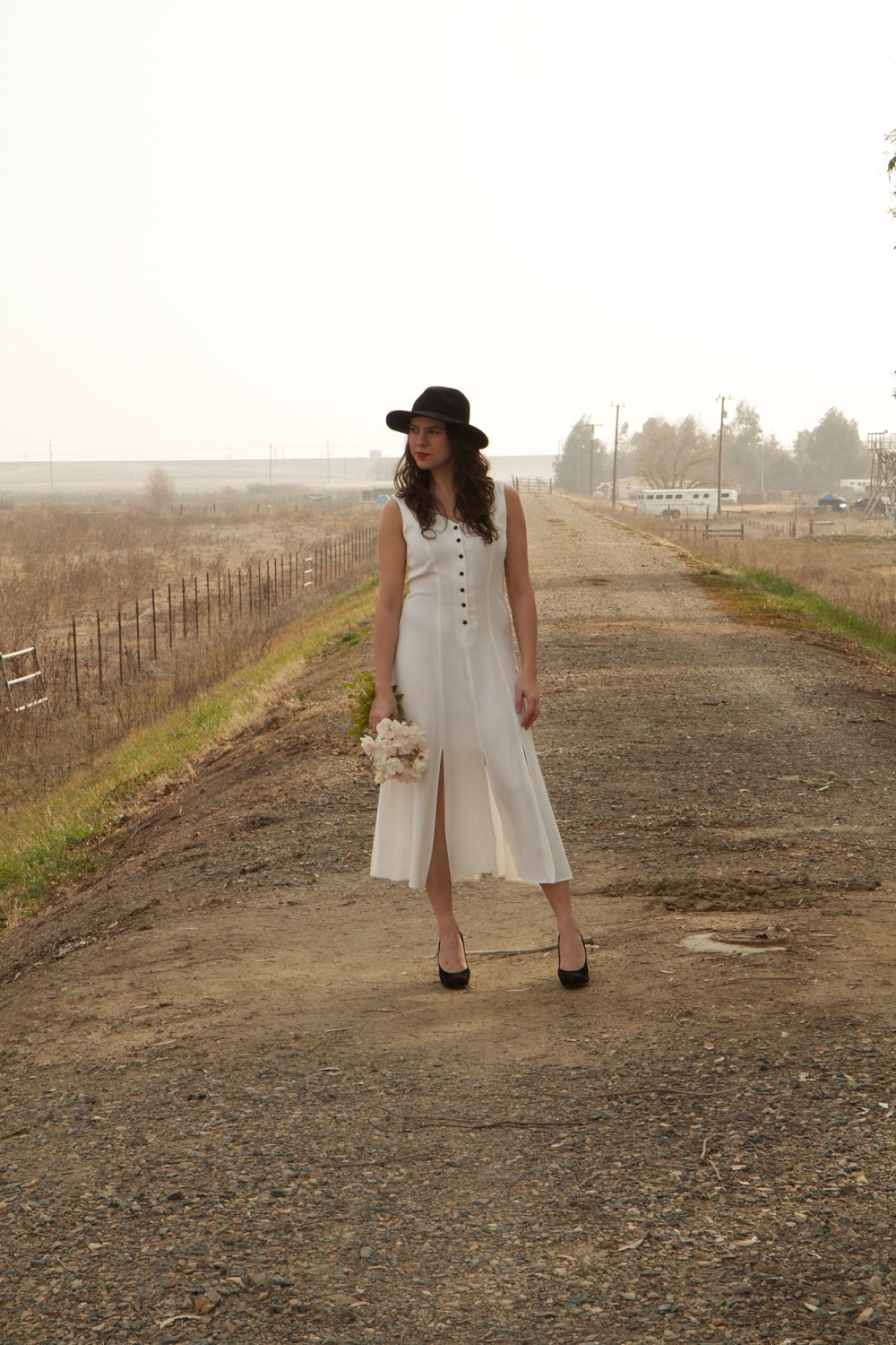 SALE-Vintage Bridal Dress - Emily