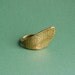 Golden moth wing ring