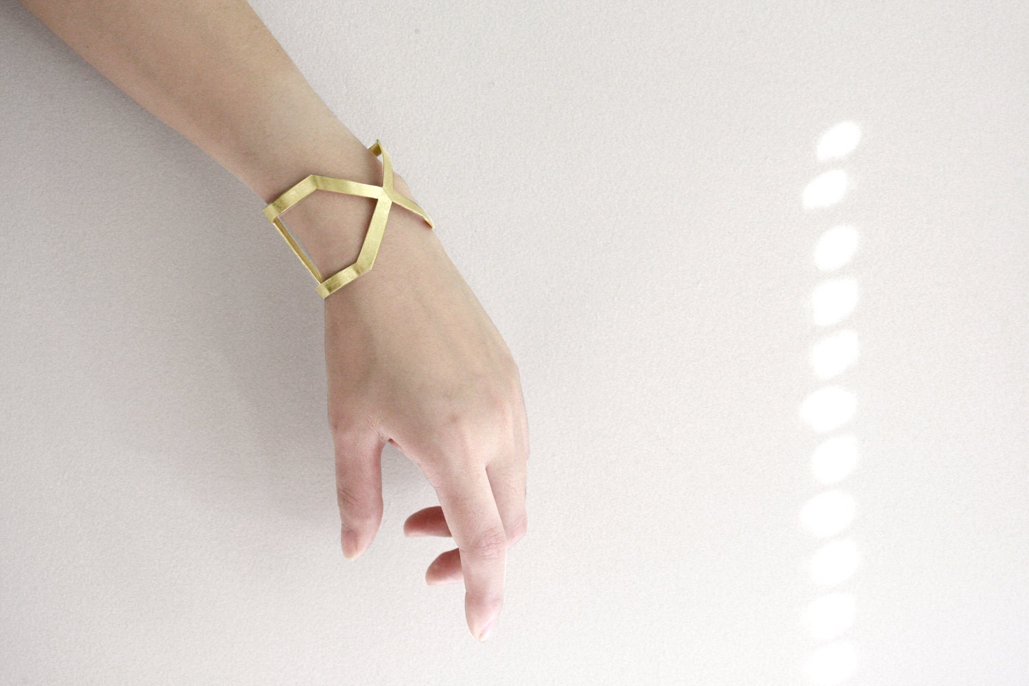 X Brass Cuff