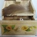 Tole Letter Holder With Drawer