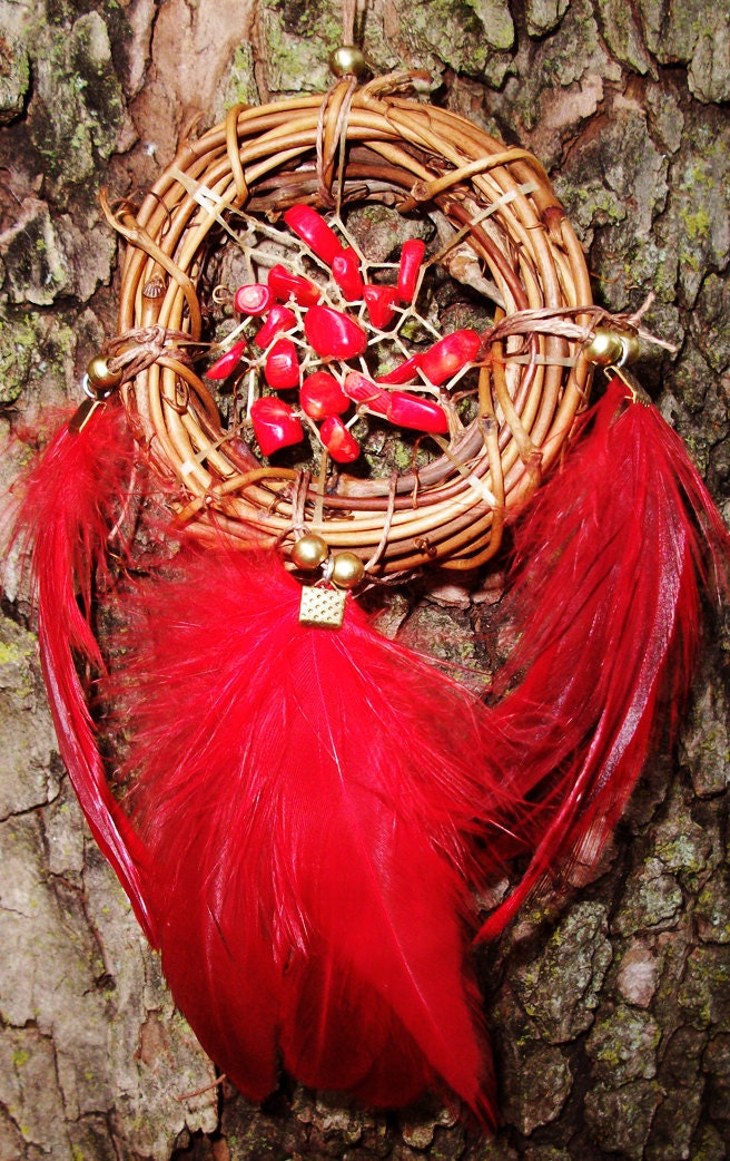 Dream Catcher with Carnelian