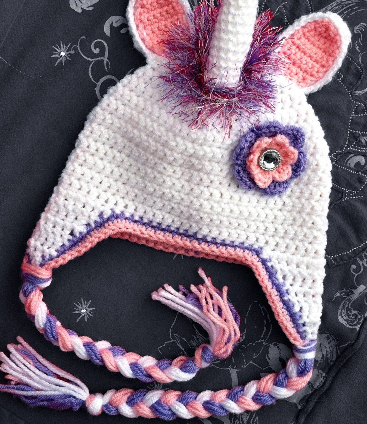 Crochet Unicorn Hat