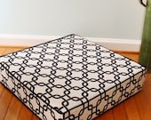 floor cushion geometric designer chic and modern floor pillow mid-century chair cushion replacement