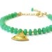 Reserved for Astella - Chrysoprase Bracelet with Dragonfly Charm