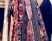 Bohemian Bundle Six Headbands all included, May trade for another color, Boho, Discount, Bohemian Headband, Hippie, Aztec, Native, Tribal