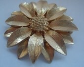 Sarah Coventry Satin Petals Brooch from 1960s